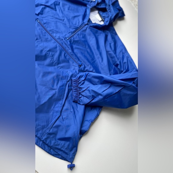 NWOT Luna Pier Blue Pullover Half Zip Hooded Windbreaker Jacket Men’s Sz Large - Picture 7 of 7